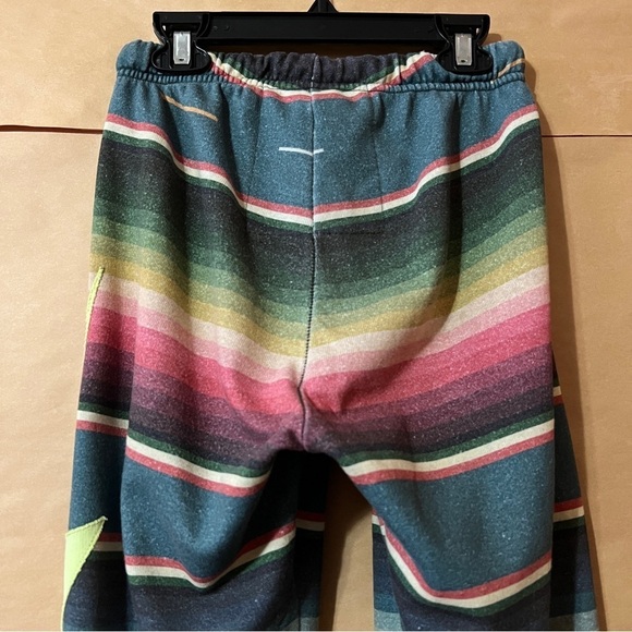 Aviator Nation Serape Tulum Bolt Stitch Sweatpants Pull-On Pants Stripe Size XS - Picture 10 of 14